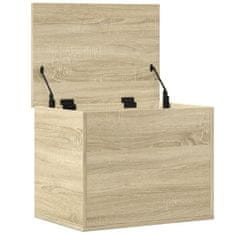 Vidaxl Úložný box dub sonoma 60x42x46 cm kompozitné drevo