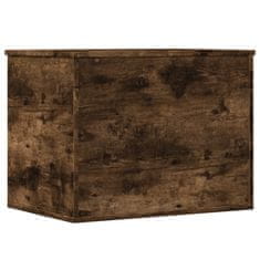 Vidaxl Úložný box dymový dub 60x42x46 cm kompozitné drevo