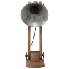 Vidaxl Stolová lampa 25 W starožitná strieborná 23x13x52 cm E27