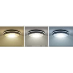 Solight LED prisadené svietidlo 18-22-26W | 2110lm |CCT 3000-4000-6500K | IP65, čierne