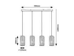 Rabalux VENESS závesné svietidlo 72256