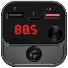 Connect IT InCarz Bezdrátový FM transmitter, 2xUSB+Micro SD Card