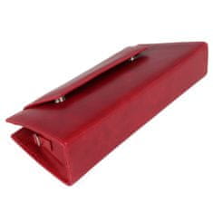 Hajn Dámska kožená listová kabelka 15205 červená