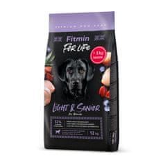 Fitmin For Life Light & Senior krmivo pro psy 12 kg + 1 kg
