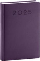 Notique Denný diár Aprint Neo 2025, fialový, 15 x 21 cm