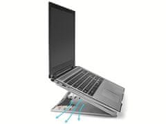 Kensington Stojan na notebook "E"SmartFit Easy Riser Go", šedý, chladiaci, K50420EU