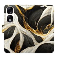 iSaprio Flipové puzdro - BlackGold Marble pre Honor 90 5G