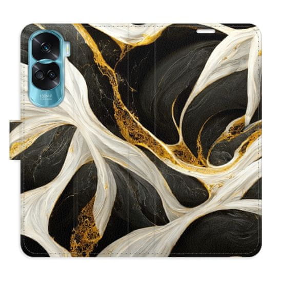 iSaprio Flipové puzdro - BlackGold Marble pre Honor 90 Lite 5G