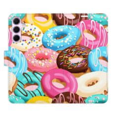 iSaprio Flipové puzdro - Donuts Pattern 02 pre Samsung Galaxy A55 5G