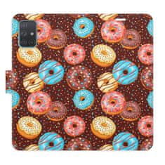 iSaprio Flipové puzdro - Donuts Pattern pre Samsung Galaxy A71