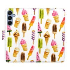 iSaprio Flipové puzdro - Ice Cream Pattern pre Samsung Galaxy A25 5G