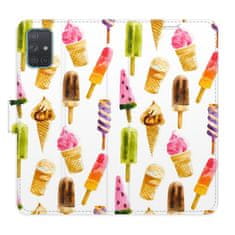 iSaprio Flipové puzdro - Ice Cream Pattern pre Samsung Galaxy A71