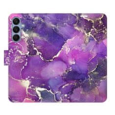 iSaprio Flipové puzdro - Purple Marble pre Samsung Galaxy A25 5G