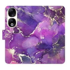 iSaprio Flipové puzdro - Purple Marble pre Honor 90 5G