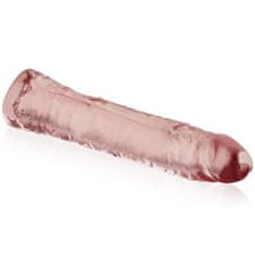 XSARA Gelový umělý penis - elastické dildo -růžové - 89719461