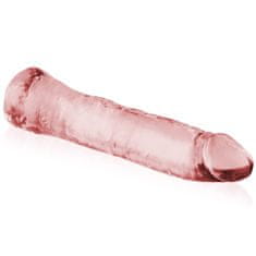 XSARA Gelový umělý penis - elastické dildo -růžové - 89719461