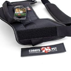 COBBYS PET Postroj K9 L 65-80cm čierny