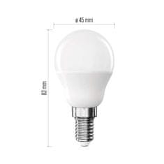 EMOS LED žiarovka Classic Mini Globe / E14 / 4,2 W (40 W) / 470 lm / Teplá biela