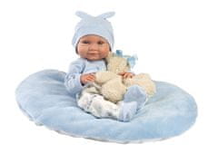 Rappa Llorens 73807 NEW BORN CHLAPČEK - realistická bábika bábätko s celovinylovým telom - 40 cm