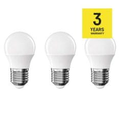 EMOS LED žiarovka Classic Mini Globe / E27 / 4,2 W (40 W) / 470 lm / Neutrálna biela