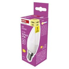 EMOS LED žiarovka Classic sviečka / E14 / 2,5 W (32 W) / 350 lm / Teplá biela