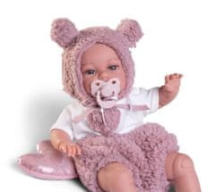 Rappa Antonio Juan 70361 TONETA - realistická bábika bábätko so špeciálnou pohybovou funkciou a mäkkým látkovým telom - 34 cm