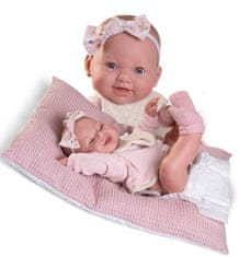 Rappa Antonio Juan 50414 MIA - žmurkajúca a cikajúca realistická bábika bábätko s celovinylovým telom - 42 cm