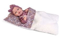 Rappa Antonio Juan 70356 TONETA - realistická bábika bábätko so zvukmi a mäkkým látkovým telom - 34 cm