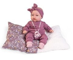 Rappa Antonio Juan 70356 TONETA - realistická bábika bábätko so zvukmi a mäkkým látkovým telom - 34 cm