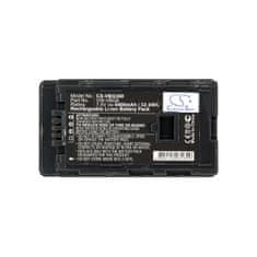 CameronSino Batéria pre Panasonic AG-AC130 (ekv. VW-VBG6), 4400 mAh, Li-Ion