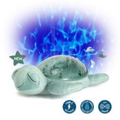Cloud B Cloud b Tranquil Turtle - Nočné svetielko s melódiou, Korytnačka, zelená, 0m+