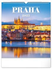 Notique Nástenný kalendár Praha 2025, 30 x 34 cm