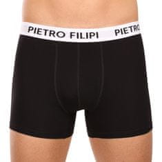 Pietro Filipi 3PACK pánske boxerky čierné (3BCL007) - veľkosť XXL