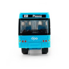 Rappa Kovový autobus DPO Ostrava modrý 8 cm