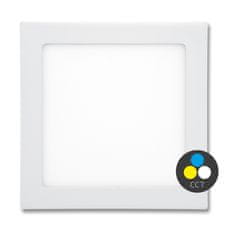 Ecolite Ecolite SMD panel 22,5x22,5cm 18W CCT IP44 1550lm LED-WSQ-CCT/18W/BI