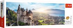 Trefl Panoramatické puzzle Hrad Menthon, Francúzsko 1000 dielikov