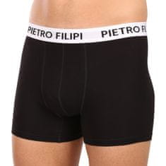 Pietro Filipi 3PACK pánske boxerky čierné (3BCL007) - veľkosť XXL