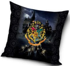 Carbotex Obliečka na vankúš Harry Potter Crest 40x40 cm Velúr