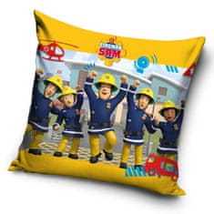 Carbotex Obliečka na vankúš Fireman Sam Success 40x40 cm Velúr