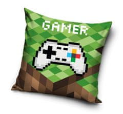 Carbotex Obliečka na vankúš Gamer Blocks 40x40 cm Velúr