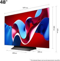 LG OLED48C44LA - 121cm