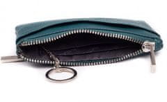 Kožená mini peňaženka-kľúčenka 7291 A blue