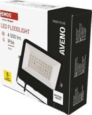 EMOS LED reflektor AVENO 30W, černý, neutrální bílá