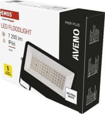 EMOS LED reflektor AVENO 48W, černý, neutrální bílá