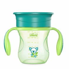 Chicco Náučný pohár 360 od 12m, 200ml, zelený