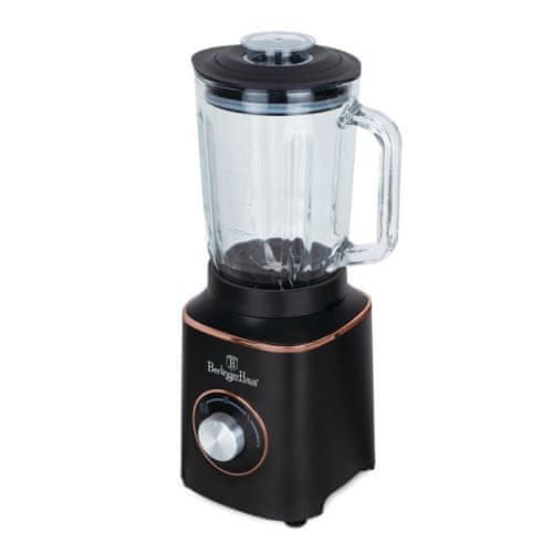 Berlingerhaus BH-9449 Stolný mixér 1000 W Black Rose Collection so sklenenou nádobou 1,5 l