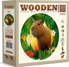 Wooden city Drevené puzzle Kapybara 250 dielikov EKO
