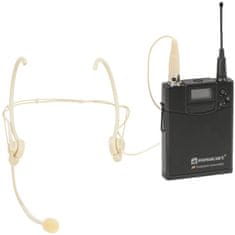 Relacart set UR-222S BP UT-222 HS HM-600S, 1-kanálový UHF bezdrôtový mikrofónny systém