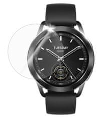 FIXED Ochranné tvrzené sklo pro smartwatch Xiaomi Watch S3, 2 ks v balení, čiré (FIXGW-1359)