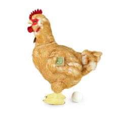 Rappa Plyšová sliepka stojaca 33 cm s vajcom ECO-FRIENDLY